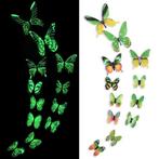 Glow in the Dark Vlinders - 12 Stuks - Lichtgevende, Huis en Inrichting, Woonaccessoires | Overige, Verzenden, Nieuw