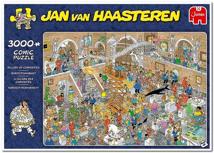 Rariteitenkabinet - Jumbo - 3000 Stukjes, Hobby en Vrije tijd, Denksport en Puzzels, Legpuzzel, Nieuw, Meer dan 1500 stukjes, Verzenden
