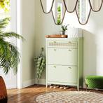 TRUUSK Schoenenkast Met 2 Kleppen en Lade - Voor 12 Paar Sch, Verzenden, Nieuw