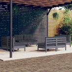 vidaXL 8-delige Loungeset met antracietkleurige kussens, Verzenden, Nieuw, Loungeset