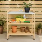 Werktafel | Oppottafel | Plantentafel | 76x37x92cm | Hout, Tuin en Terras, Verzenden, Nieuw