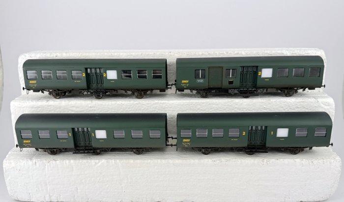 L.S. Models H0 - 14071 - Modeltrein (4) - 4 autos 3 poten -, Hobby en Vrije tijd, Modeltreinen | H0