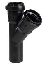 Pipelife Master3+ geluidsarm t-stuk 160x110 45gr m/s Zwart, Doe-het-zelf en Verbouw, Buizen en Afvoer, Ophalen of Verzenden, Nieuw