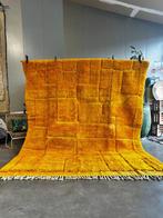 Gouden Gele Marokkaanse Mrirt Wol Tapijt – Modern, Nieuw