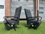 Fauteuils Prominent zwart relax stoelen elektrisch  design, Huis en Inrichting, Fauteuils, Nieuw, Leer, Design