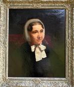 English School (XVIII-XIX) - A Lady in Mourning, Antiek en Kunst