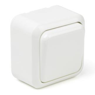 Wisselschakelaar | Q-link (Opbouw, Wit), Doe-het-zelf en Verbouw, Elektra en Kabels, Nieuw, Verzenden