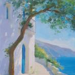 Paolo Capuano (1972) - Lungo la costa, Antiek en Kunst, Kunst | Schilderijen | Modern