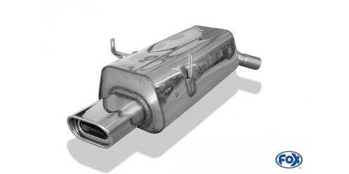 FOX BMW E36 316/ 318/ 320/ 323/ 325/ 328 einddemper - 135x80, Auto-onderdelen, Uitlaatsystemen, Nieuw, Verzenden