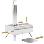 TRUUSK Buiten Pizzaoven van Roestvrij Staal - Met 1cm Dikke, Verzenden, Nieuw