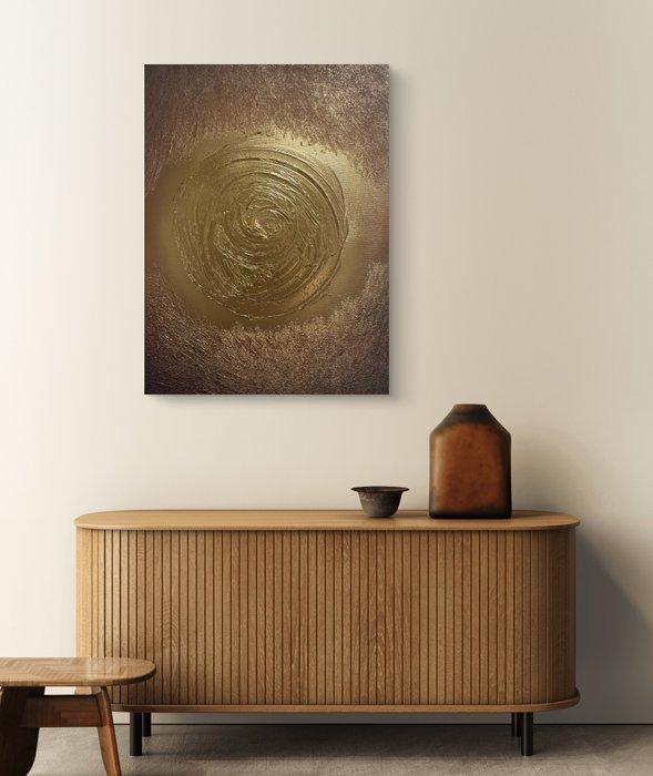 LeeJaimy - Gold in Motion, Antiek en Kunst, Kunst | Schilderijen | Modern