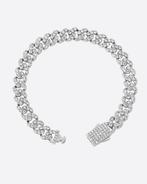 CUBAN ICE BRACELET — WHITE GOLD, Verzenden, Nieuw