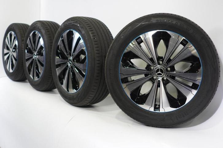 Mercedes EQC N293 C293 19 inch velgen Continental Zomerbande, Auto-onderdelen, Banden en Velgen, Velg(en), Gebruikt, 19 inch, Zomerbanden