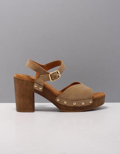 Unisa taco sandalen dames beige  bs barley suede 36, Kleding | Dames, Schoenen, Nieuw, Verzenden