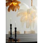 Hanglamp FEATHER Ø80 cm – Goud + Wit | Light &amp; Living, Huis en Inrichting, Ophalen, Nieuw