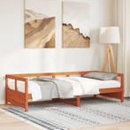 vidaXL Slaapbank zonder matras 90x190 cm massief grenenhout, Huis en Inrichting, Slaapkamer | Bedden, 90 cm, Eenpersoons, Bruin
