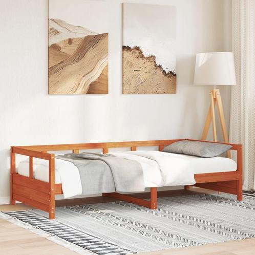 vidaXL Slaapbank zonder matras 90x190 cm massief grenenhout, Huis en Inrichting, Slaapkamer | Bedden, 90 cm, 190 cm of minder