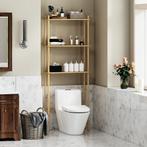 TRUUSK Toilettenrek 3 Niveaus - Badkamerrek Met Kantelbeveil, Huis en Inrichting, Badkamer | Badkamermeubels, Verzenden, Nieuw