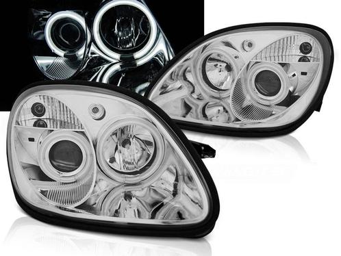 Koplampen Mercedes SLK 96-04 Angel eyes chroom, Auto-onderdelen, Overige Auto-onderdelen, Ophalen of Verzenden