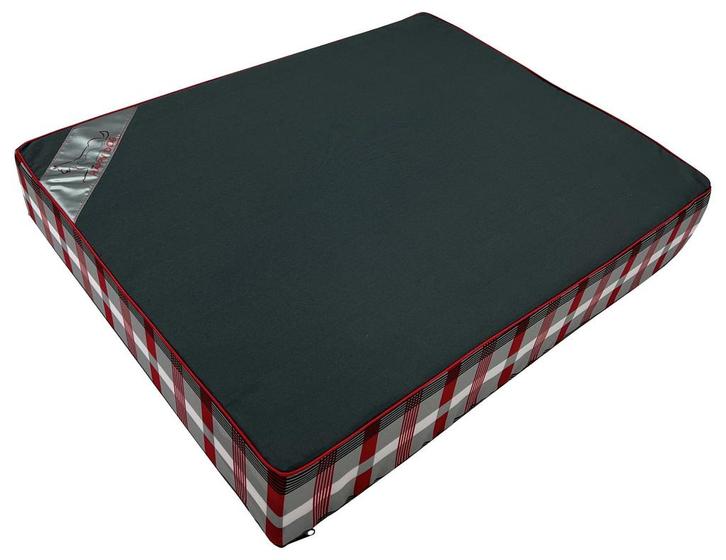 hondenmatras waterdicht 65x50x10 cm grijs met wasbare hoes, Dieren en Toebehoren, Hondenmanden, Nieuw, Polyester, Ophalen of Verzenden