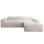 Gestoffeerde Hoekbank Vals Rechts - 250 x 183 x 71 cm - Beig, Huis en Inrichting, Verzenden, Nieuw