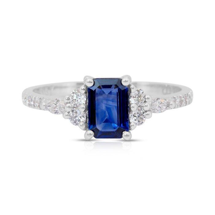 Zonder minimumprijs - Ring - 18 karaat Witgoud - 1.07ct. tw., Sieraden, Tassen en Uiterlijk, Ringen