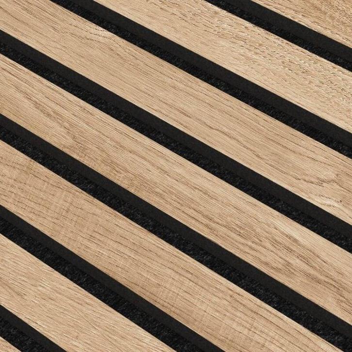 AKU Paneel Akoestisch Vilt Natuurlijk Eiken 260x60x2,1cm, Doe-het-zelf en Verbouw, Platen en Panelen