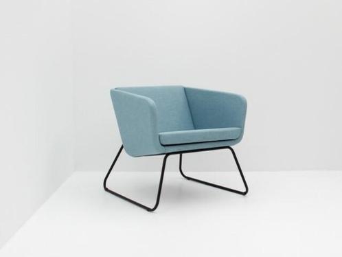 Fauteuil Conceptuals - lichtblauw - ringpoot zwart, Zakelijke goederen, Kantoor en Winkelinrichting | Kantoormeubilair en Inrichting