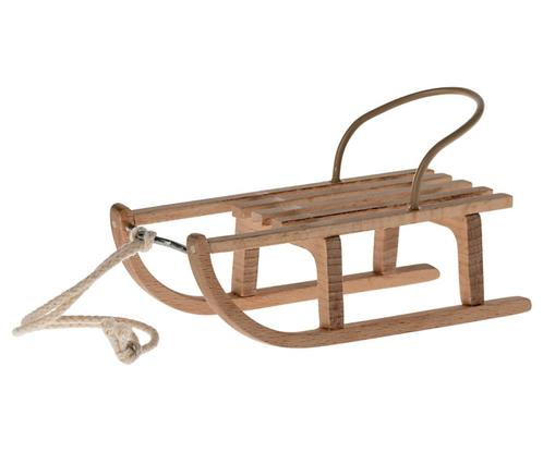 Maileg - Houten slee voor de muizenfamilie, Kinderen en Baby's, Speelgoed | Overig