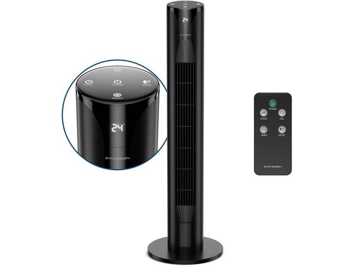 Erikssøn Torenventilator - Silent Comfort Series - 55W - 39, Witgoed en Apparatuur, Ventilatoren, Nieuw, Verzenden