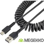 StarTech.com 50cm USB A naar C Laadkabel, Zwart, Robuuste, Verzenden, Nieuw