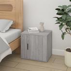 vidaXL Nachtkastje 50x39x47 cm grijs sonoma eikenkleurig, Huis en Inrichting, Kasten | Overige, Verzenden, Nieuw