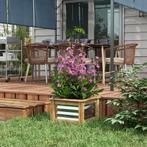 Moestuinbak - Outdoor Life - Verhoogd - Metaal - Grijs, Tuin en Terras, Bloembakken en Plantenbakken, Ophalen of Verzenden, Nieuw