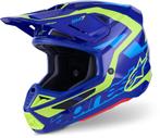 Alpinestars S-M7 Deed Blauw Geel Crosshelm, XXL, Nieuw met kaartje, Overige merken, Heren