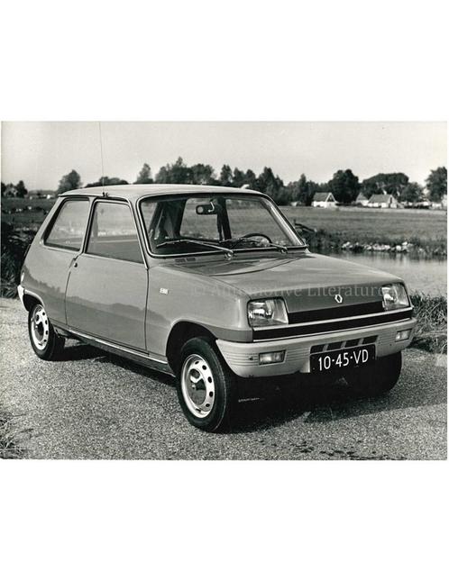 1972 RENAULT 5 TL PERSFOTO, Boeken, Auto's | Folders en Tijdschriften, Renault