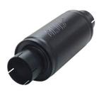Demper Turbonett rond 125 mm, lengte 250 mm Universeel STAAL, Auto-onderdelen, Uitlaatsystemen, Verzenden, Nieuw