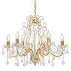 Kroonluchter Goud 6xE14 - Retourdeal - 40% Korting!, Huis en Inrichting, Lampen | Kroonluchters, Ophalen of Verzenden, Nieuw, Extravagant en chique