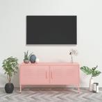 vidaXL Tv-meubel 105x35x50 cm staal roze, Huis en Inrichting, Kasten | Televisiemeubels, 100 tot 150 cm, Verzenden, Nieuw, Minder dan 100 cm