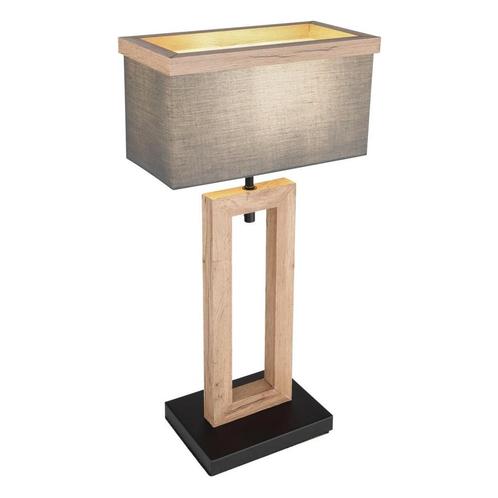 Tafellamp OSSI Matt zwart E27 Metaal ø15.0cm H:55.0cm, Huis en Inrichting, Lampen | Tafellampen, Nieuw, Metaal, Ophalen of Verzenden