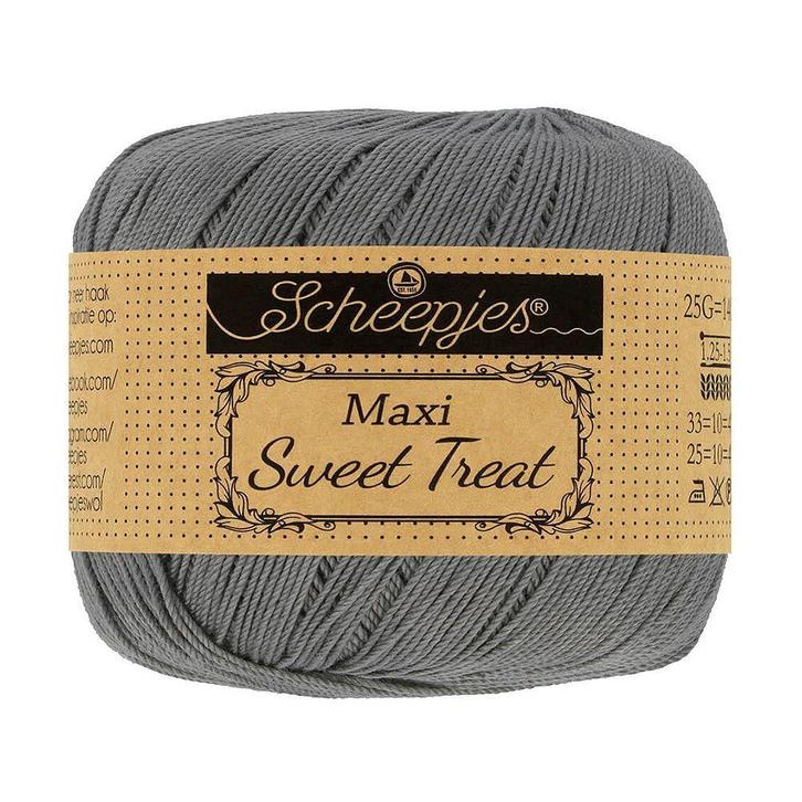 Scheepjes Maxi Sweet Treat - 242 metal grey - Gemercerisee, Hobby en Vrije tijd, Breien en Haken, Ophalen of Verzenden