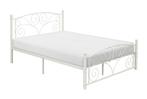 Stevig wit metalen bedframe 120x200 cm met lattenbodem en..., Doe-het-zelf en Verbouw, Metalen, Ophalen of Verzenden, Nieuw