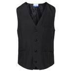 GGM Gastro | KARLOWSKY | Heren Vest Basic - Zwart - maat: M, Kleding | Heren, Truien en Vesten, Zwart, Nieuw, GGM Gastro, Verzenden
