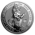 Queens Beast White Lion of Mortimer 2 oz 2020