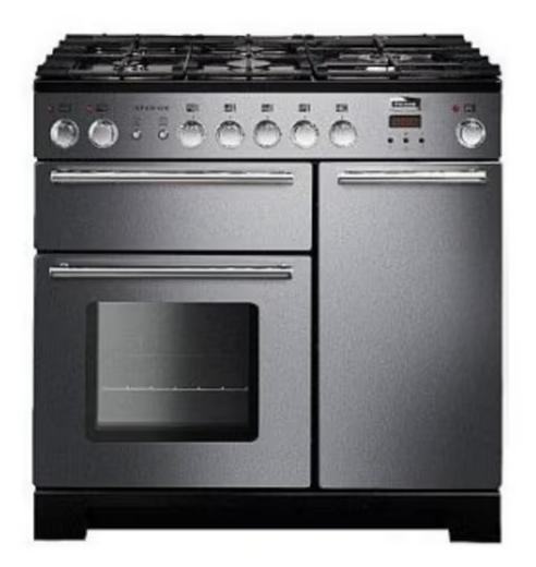 Falcon Infusion 90 Slate gasfornuis, Witgoed en Apparatuur, Fornuizen, Vrijstaand, 5 kookzones of meer, Grill, Hete lucht, Warmhoudplaat