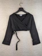 Black wrap cropped sweater, Kleding | Dames, Truien en Vesten, Verzenden, Nieuw