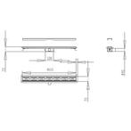 Aanbieding: Douchegoot Best Design Moya Met Flens 80x7x6.7cm, Ophalen of Verzenden, Nieuw