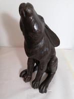 sculptuur, Moon gazing hare - 44 cm high - 44 cm - Brons, Antiek en Kunst, Curiosa en Brocante