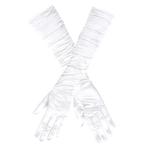 Handschoenen wit Geplooid Hollywood, Kleding | Dames, Ophalen of Verzenden, Nieuw