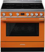 Smeg CPF9IPOR inductie fornuis - oranje, Witgoed en Apparatuur, Fornuizen, Verzenden, 60 cm of meer, Nieuw, Energieklasse A of zuiniger