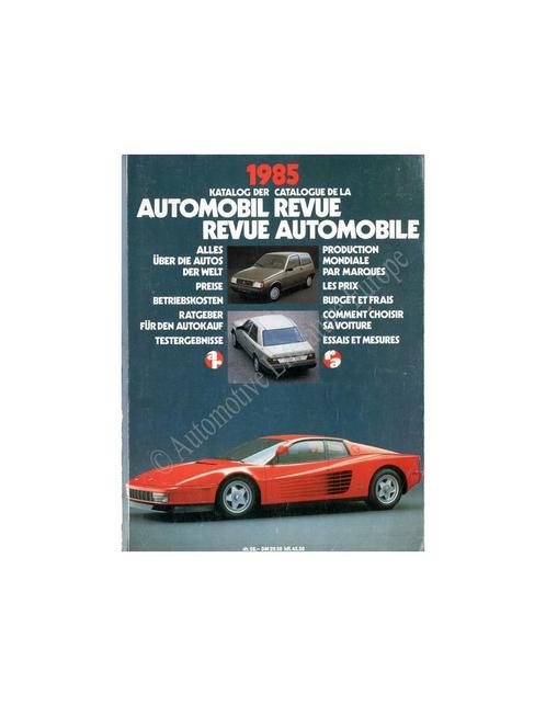 1985 AUTOMOBIL REVUE JAARBOEK DUITS FRANS, Boeken, Auto's | Folders en Tijdschriften